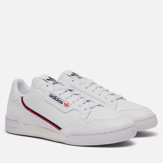 Кроссовки adidas Originals Continental 80 Vegan Cloud White/Collegiate Navy/Scarlet