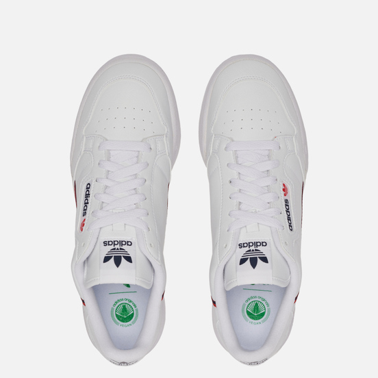 Кроссовки adidas Originals Continental 80 Vegan Cloud White/Collegiate Navy/Scarlet