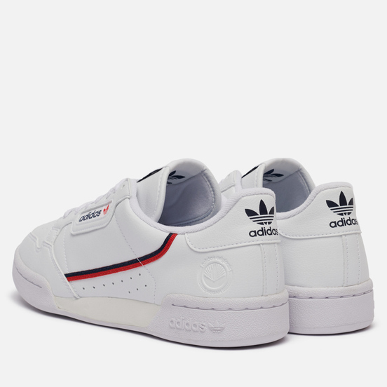 Кроссовки adidas Originals Continental 80 Vegan Cloud White/Collegiate Navy/Scarlet