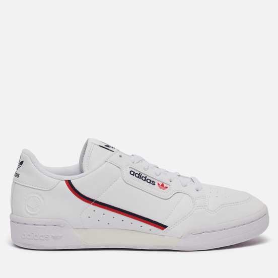 Кроссовки adidas Originals Continental 80 Vegan Cloud White/Collegiate Navy/Scarlet