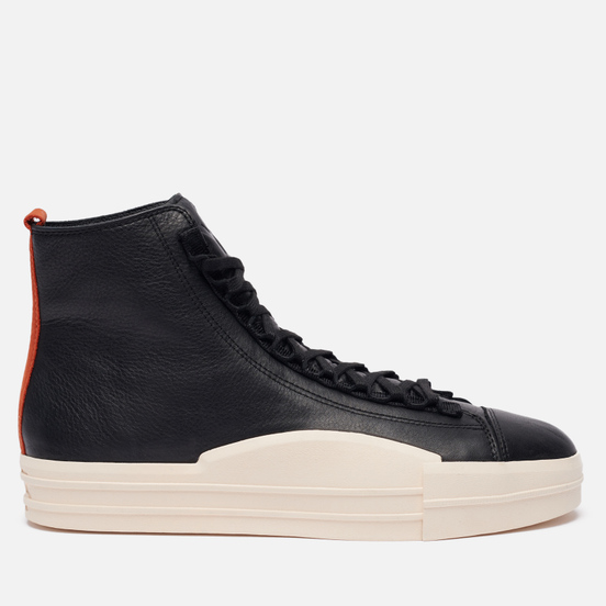 Мужские кроссовки Y-3 Yuben Mid Сore Black/Core Black/Fox Orange