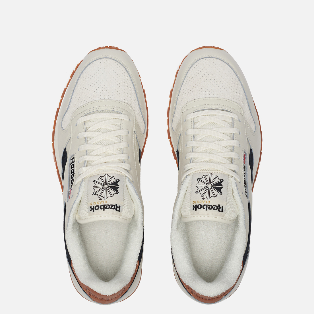 Reebok Classic Leather (White / Black / Brown) FX1249