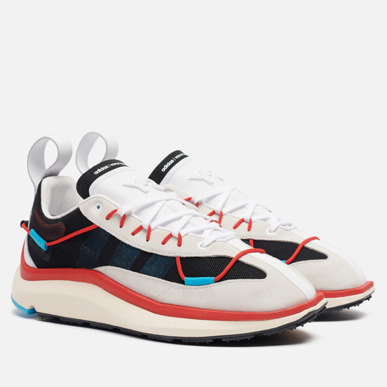 Кроссовки Y-3 Shiku Run Black/Signal Cyan/Red