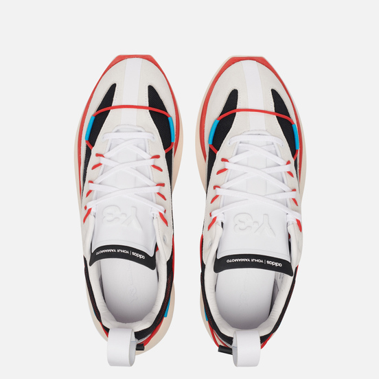 Кроссовки Y-3 Shiku Run Black/Signal Cyan/Red