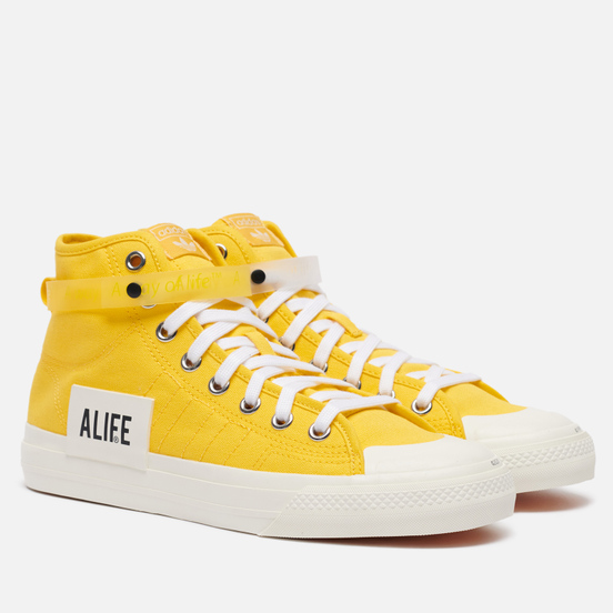 Кеды adidas Originals x Alife Nizza High Wonder Glow/Off White/Off White
