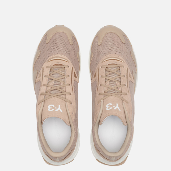 Мужские кроссовки Y-3 Rhisu Run Trace Khaki/Trace Khaki/White