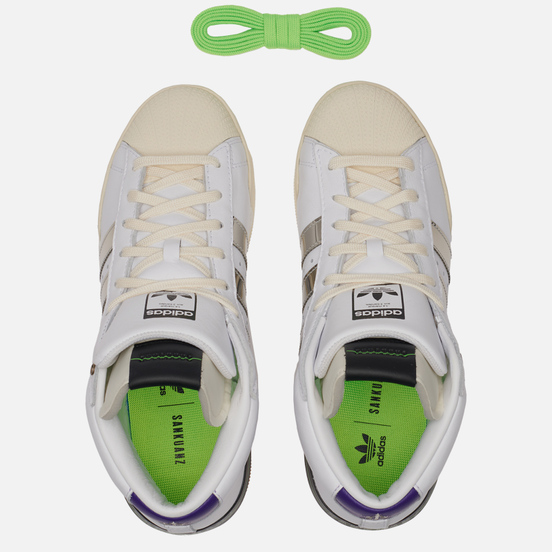 Кроссовки adidas Originals x Sankuanz Rivalry Promodel White/Silver Metallic/Gum