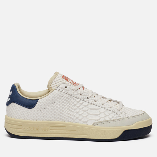 Мужские кроссовки adidas Consortium Rod Laver Reptile Deboss Leather Core White/Core White/Collegiate Navy
