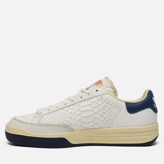 Мужские кроссовки adidas Consortium Rod Laver Reptile Deboss Leather Core White/Core White/Collegiate Navy