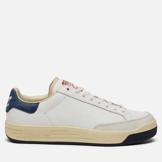 Мужские кроссовки adidas Consortium Rod Laver Cracked Leather Core White/Core White/Collegiate Navy