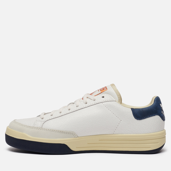 Мужские кроссовки adidas Consortium Rod Laver Cracked Leather Core White/Core White/Collegiate Navy