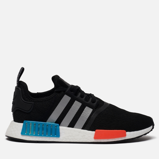 Кроссовки adidas Originals NMD_R1 Core Black/Silver Metallic/Solar Red