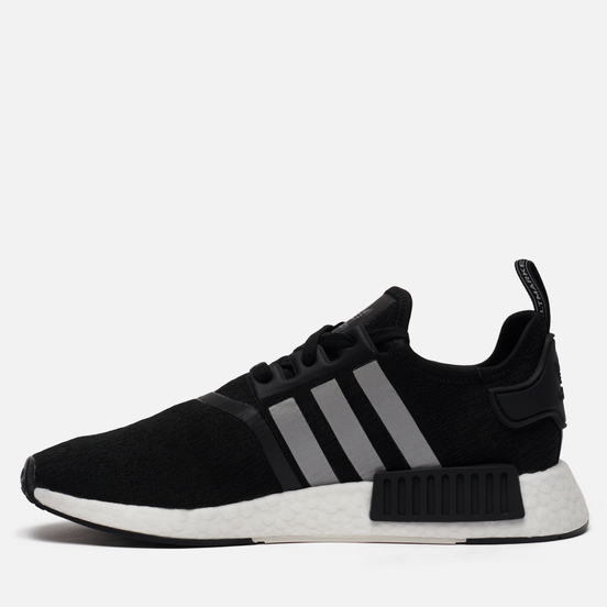 Кроссовки adidas Originals NMD_R1 Core Black/Silver Metallic/Solar Red