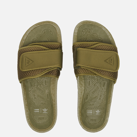 Сланцы adidas Originals x Pharrell Williams Boost Slide Olive Cargo/Olive Cargo/Olive Cargo