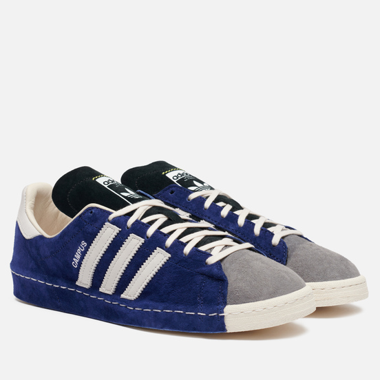 Мужские кроссовки adidas Consortium x Recouture Campus 80s SH Dark Blue/Chalk White/Core Black