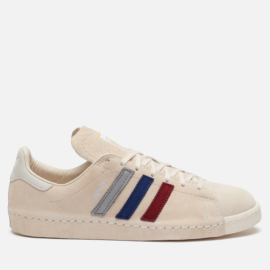 Мужские кроссовки adidas Consortium x Recouture Campus 80s SH Chalk White/Dark Blue/Core Black