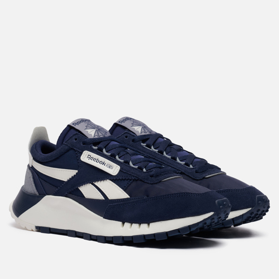 Мужские кроссовки Reebok Classic Leather Legacy Vector Navy/Chalk/Cold Grey