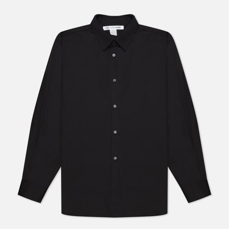 Мужская рубашка Comme des Garcons SHIRT Forever Wide Сlassic Cotton Poplin, цвет чёрный, размер S