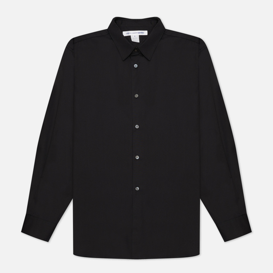 Мужская рубашка Comme des Garcons SHIRT Forever Wide Сlassic Cotton Poplin Black