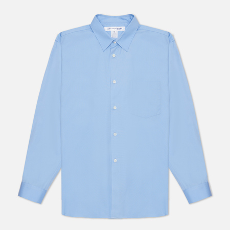 Мужская рубашка Comme des Garcons SHIRT Forever Wide Сlassic Cotton Poplin, цвет голубой, размер L