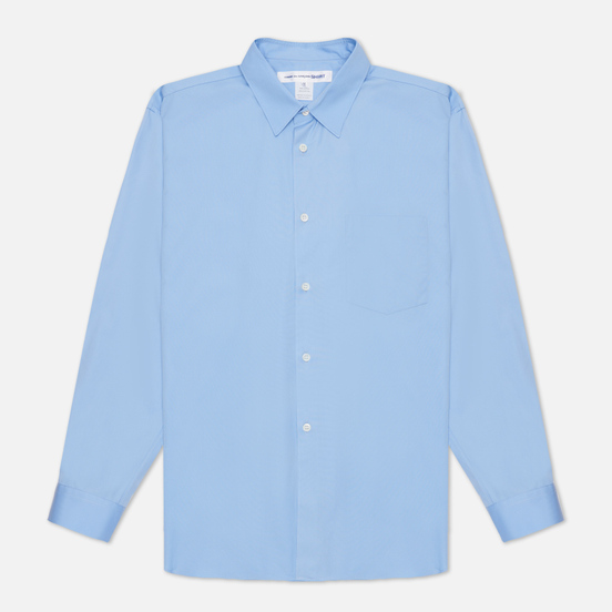 Мужская рубашка Comme des Garcons SHIRT Forever Wide Сlassic Cotton Poplin Sky