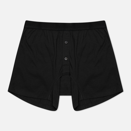 Мужские трусы Comme des Garcons SHIRT Forever Two Button Boxer, цвет чёрный, размер L