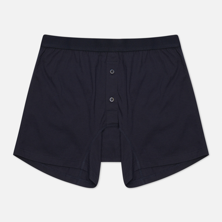 Мужские трусы Comme des Garcons SHIRT Forever Two Button Boxer, цвет синий, размер L