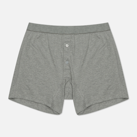 Мужские трусы Comme des Garcons SHIRT Forever Two Button Boxer, цвет серый, размер S