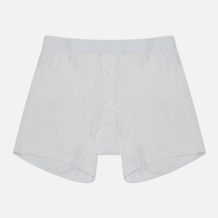 Мужские трусы Comme des Garcons SHIRT Forever Two Button Boxer, цвет белый, размер S