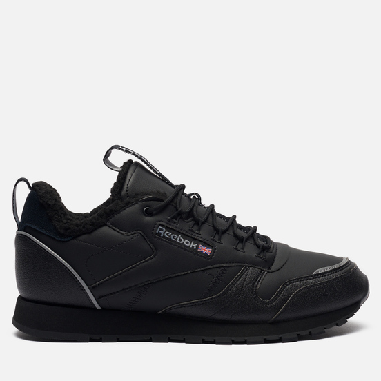 Мужские кроссовки Reebok Classic Leather Low Winter Black/Black/Hivior