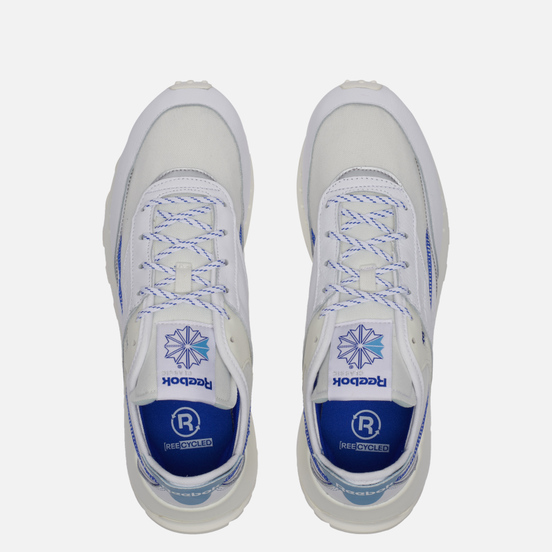 Кроссовки Reebok Classic Leather Legacy Pure White/Chalk/Court Blue