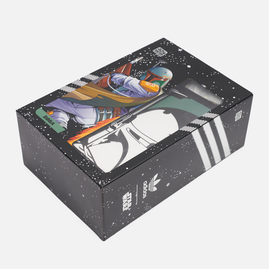 Мужские кроссовки adidas Originals x Star Wars Top Ten Hi Boba Fett Trace Green/Trace Green/Scarlet