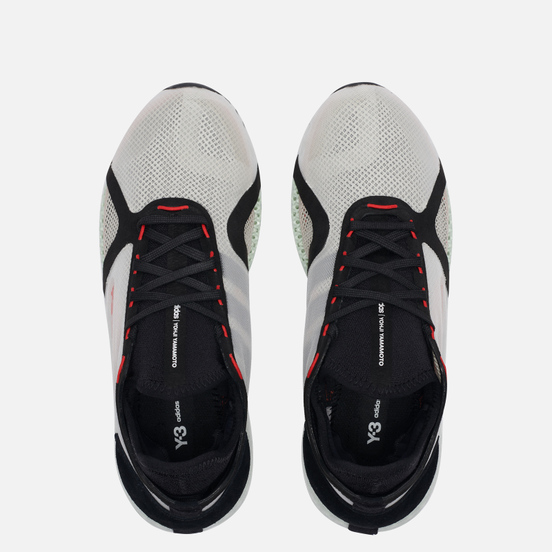 Мужские кроссовки Y-3 Runner 4D IO Clear Brown/Black/Red