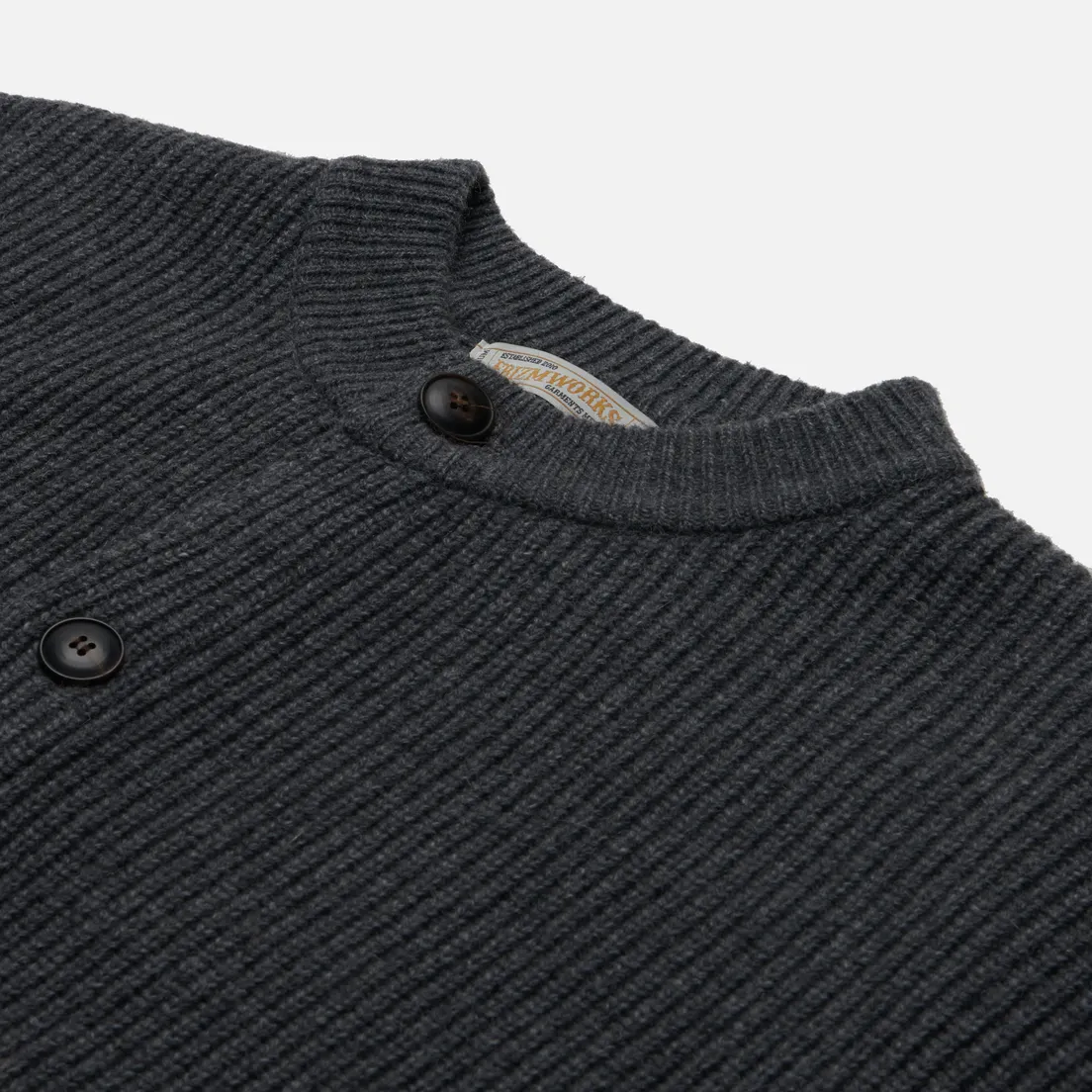 FrizmWORKS Мужской кардиган Heavy Wool Round
