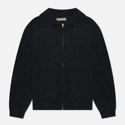 FrizmWORKS Мужской кардиган Wool Collar Zip Up