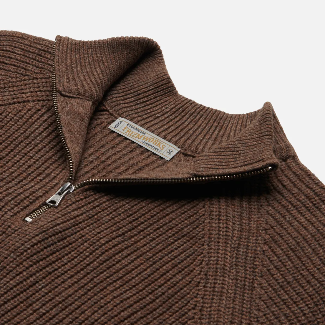 FrizmWORKS Мужской свитер Half Zip Mock Neck