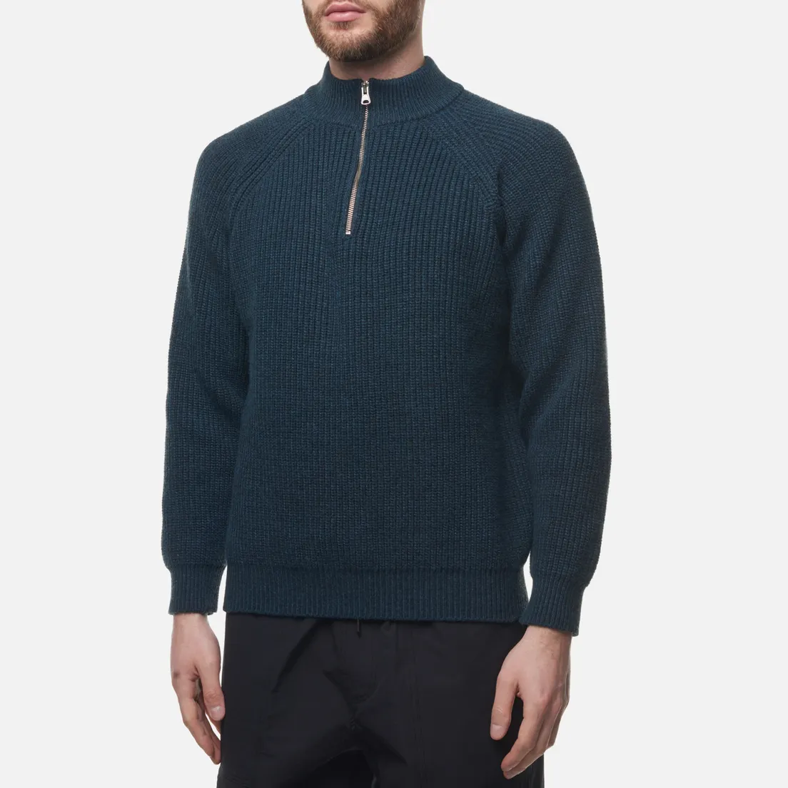 FrizmWORKS Мужской свитер Half Zip Mock Neck