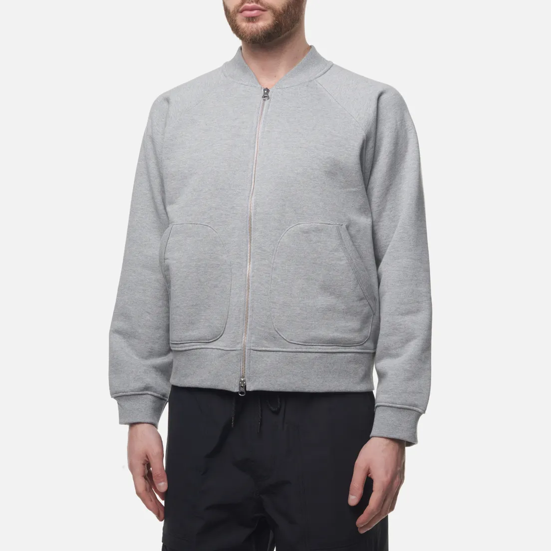 FrizmWORKS Мужская толстовка Raglan Zip Up Cardigan