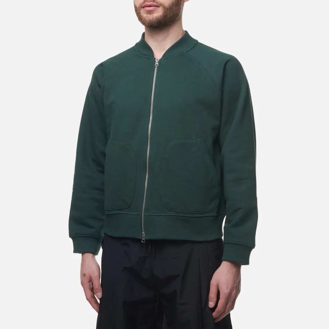 FrizmWORKS Мужская толстовка Raglan Zip Up Cardigan