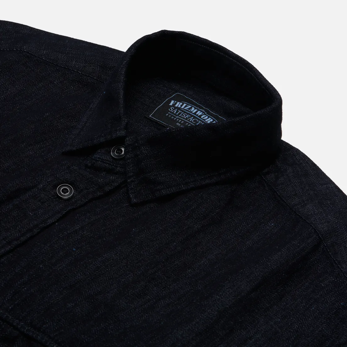 FrizmWORKS Мужская рубашка Denim Trucker Oversized