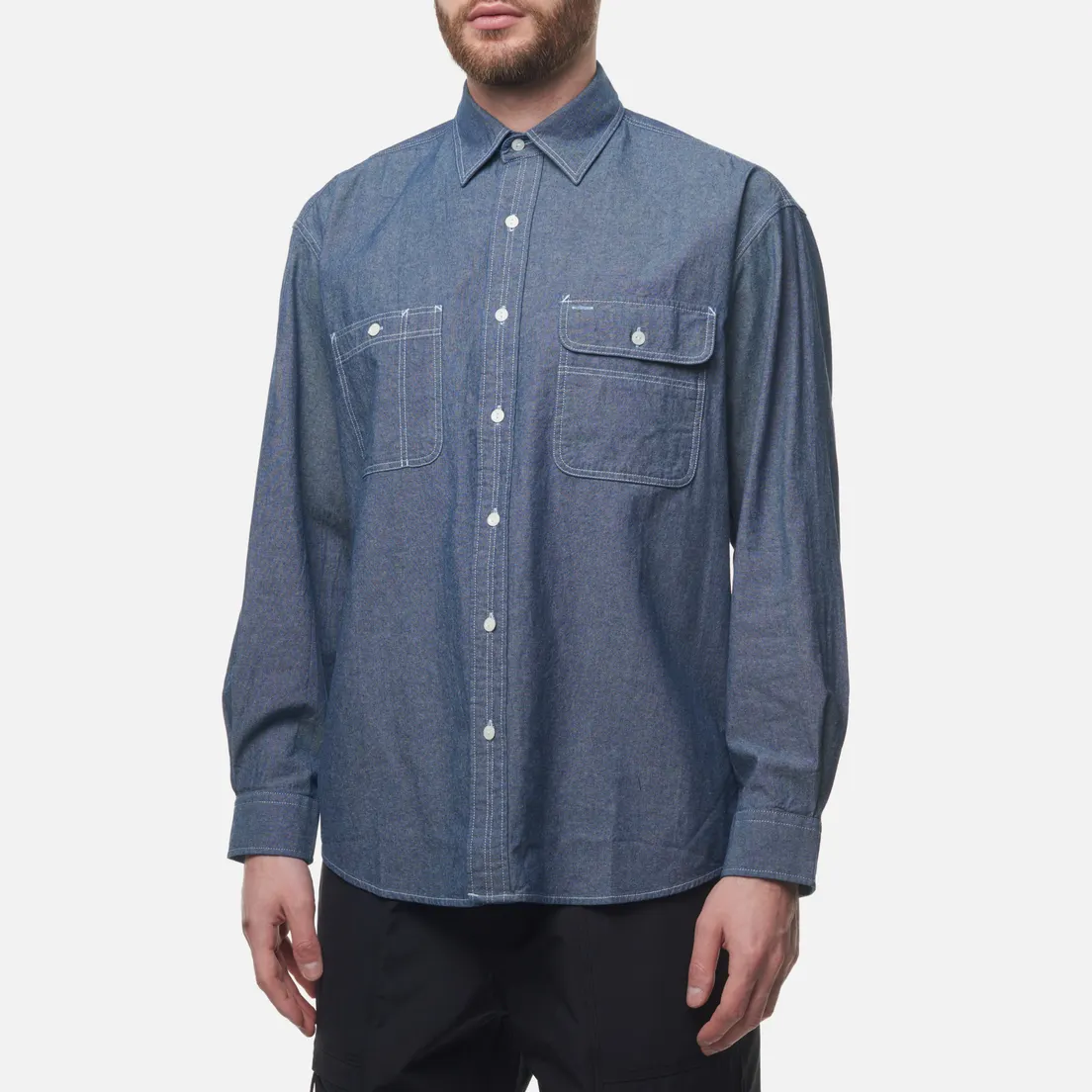 FrizmWORKS Мужская рубашка Shirring Work