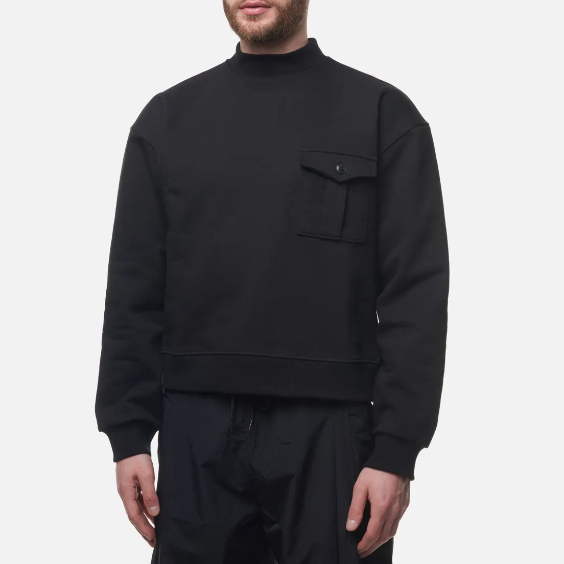 FrizmWORKS Мужская толстовка Army Pocket Mock Neck
