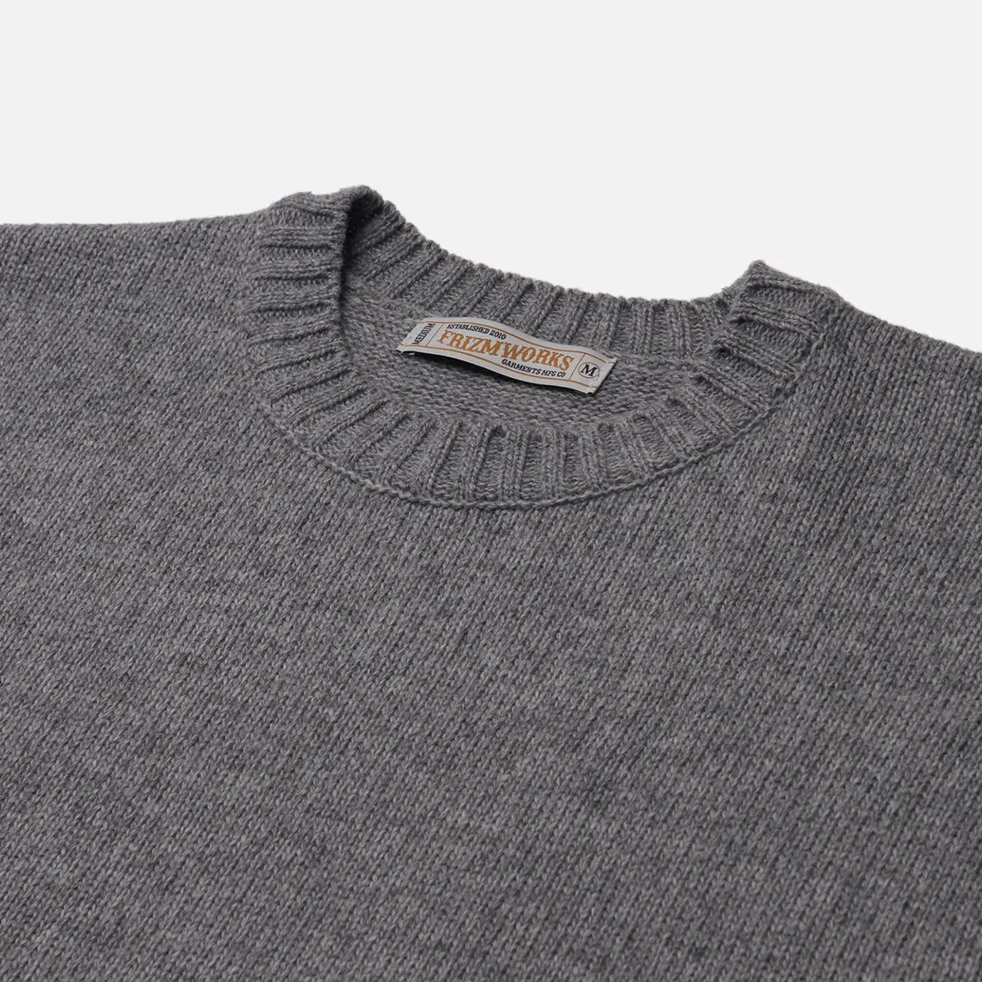 FrizmWORKS Мужской свитер Wool Elbow Block