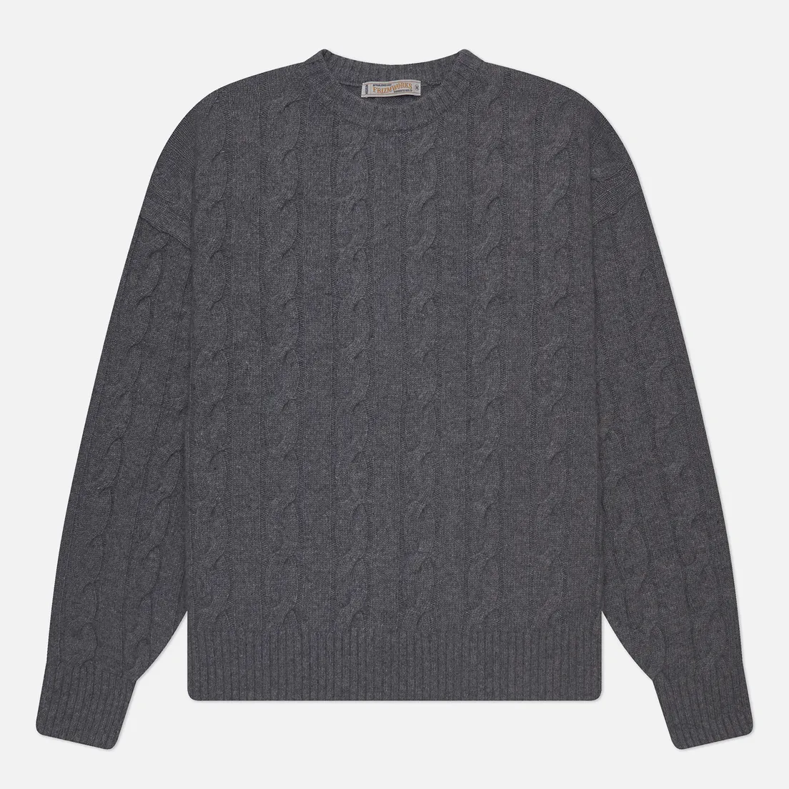 FrizmWORKS Мужской свитер Wool Cable Relax