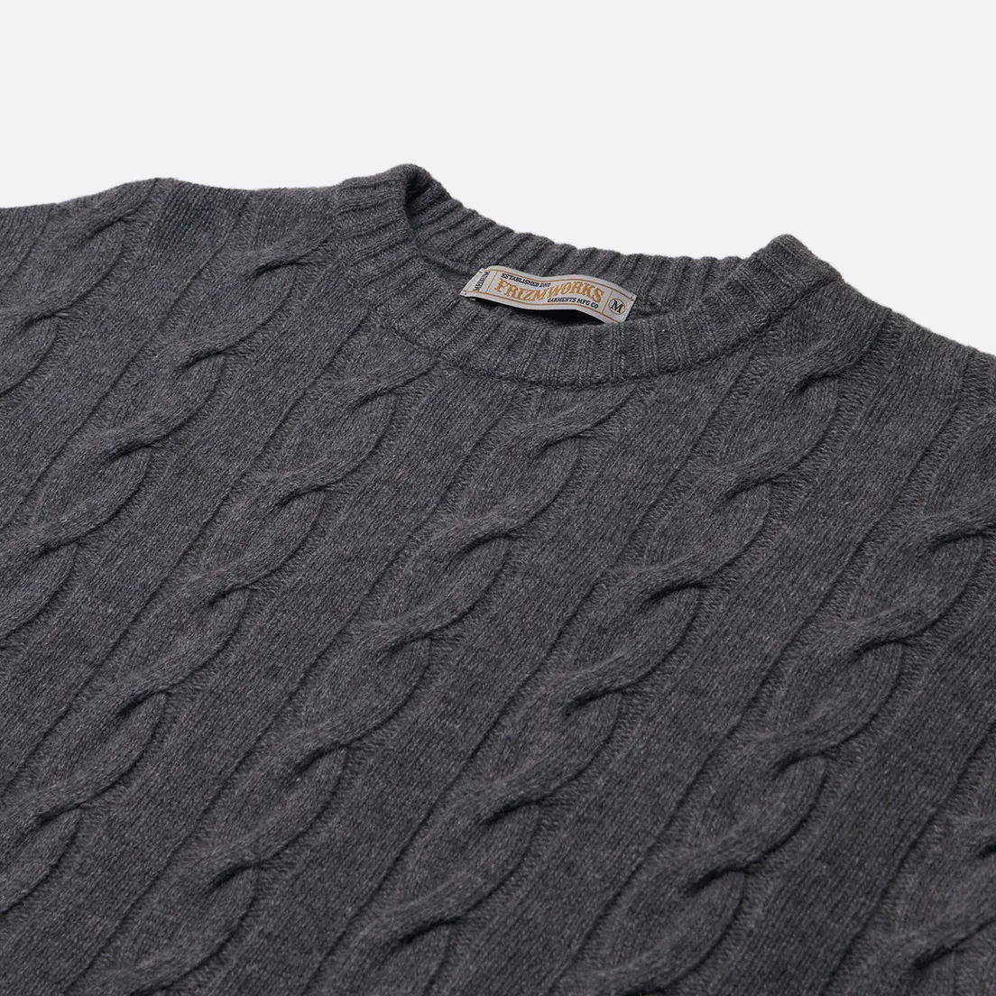 FrizmWORKS Мужской свитер Wool Cable Relax
