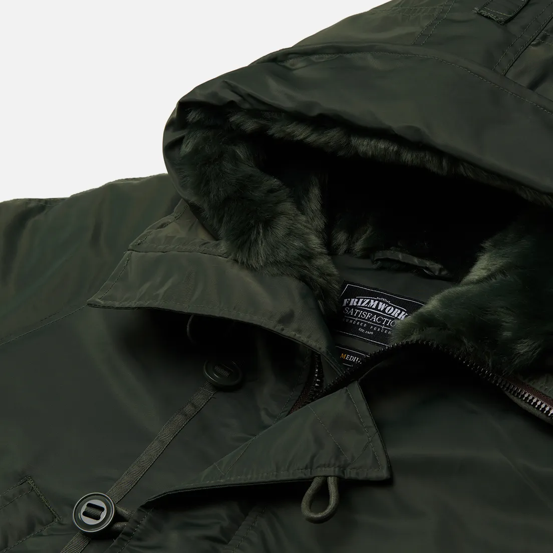 FrizmWORKS Мужская куртка парка Heavy Nylon N3B