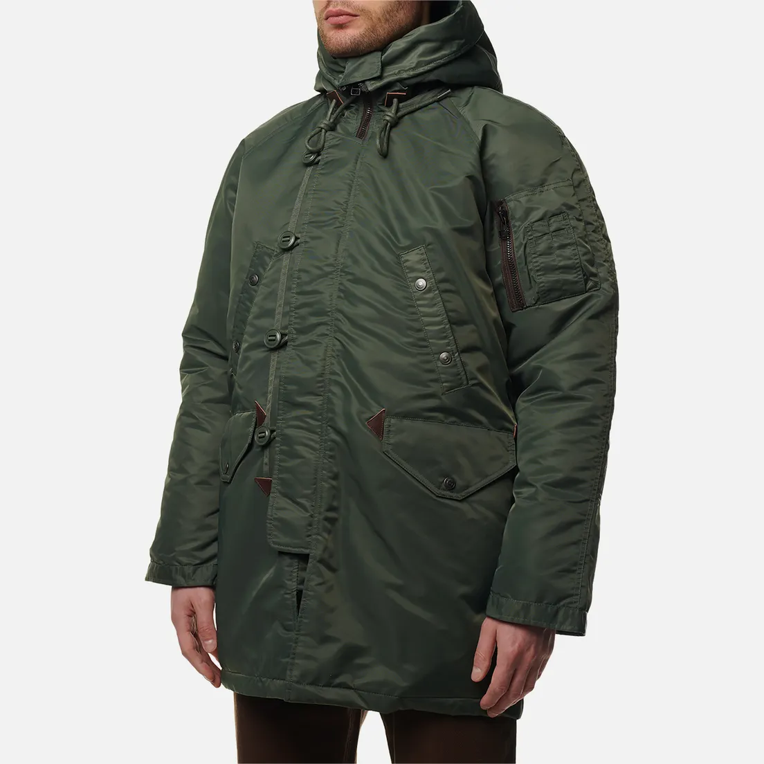FrizmWORKS Мужская куртка парка Heavy Nylon N3B
