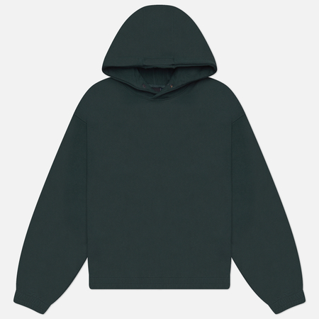 фото Мужская толстовка frizmworks banding snap 2 hoodie, цвет зелёный, размер m