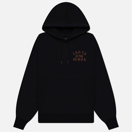 фото Мужская толстовка frizmworks facta non verba hoodie, цвет чёрный, размер m