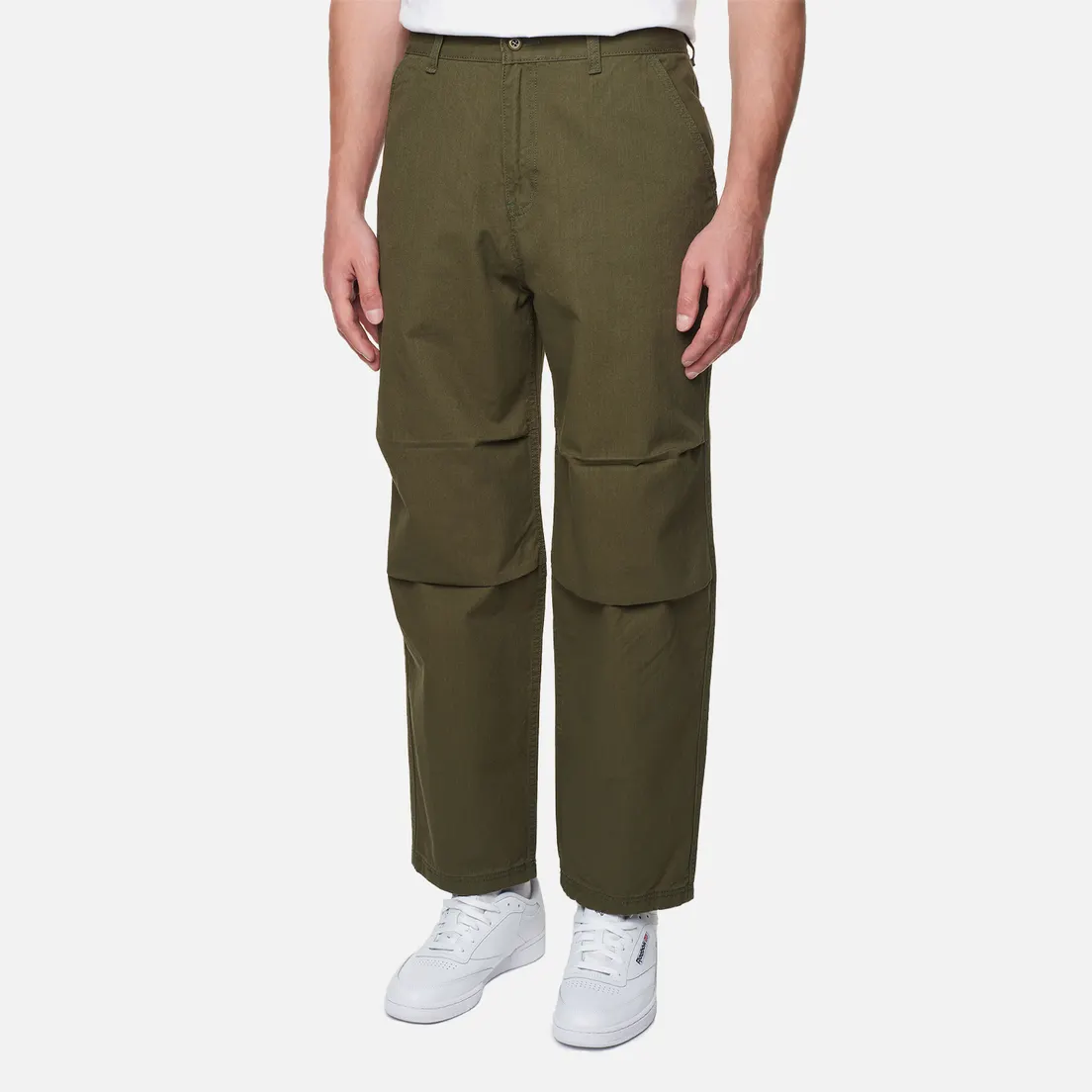 FrizmWORKS Мужские брюки Slub Cotton Two Tuck